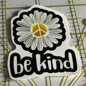 •Brand New• Flower Power Aesthetic Waterproof Sticker